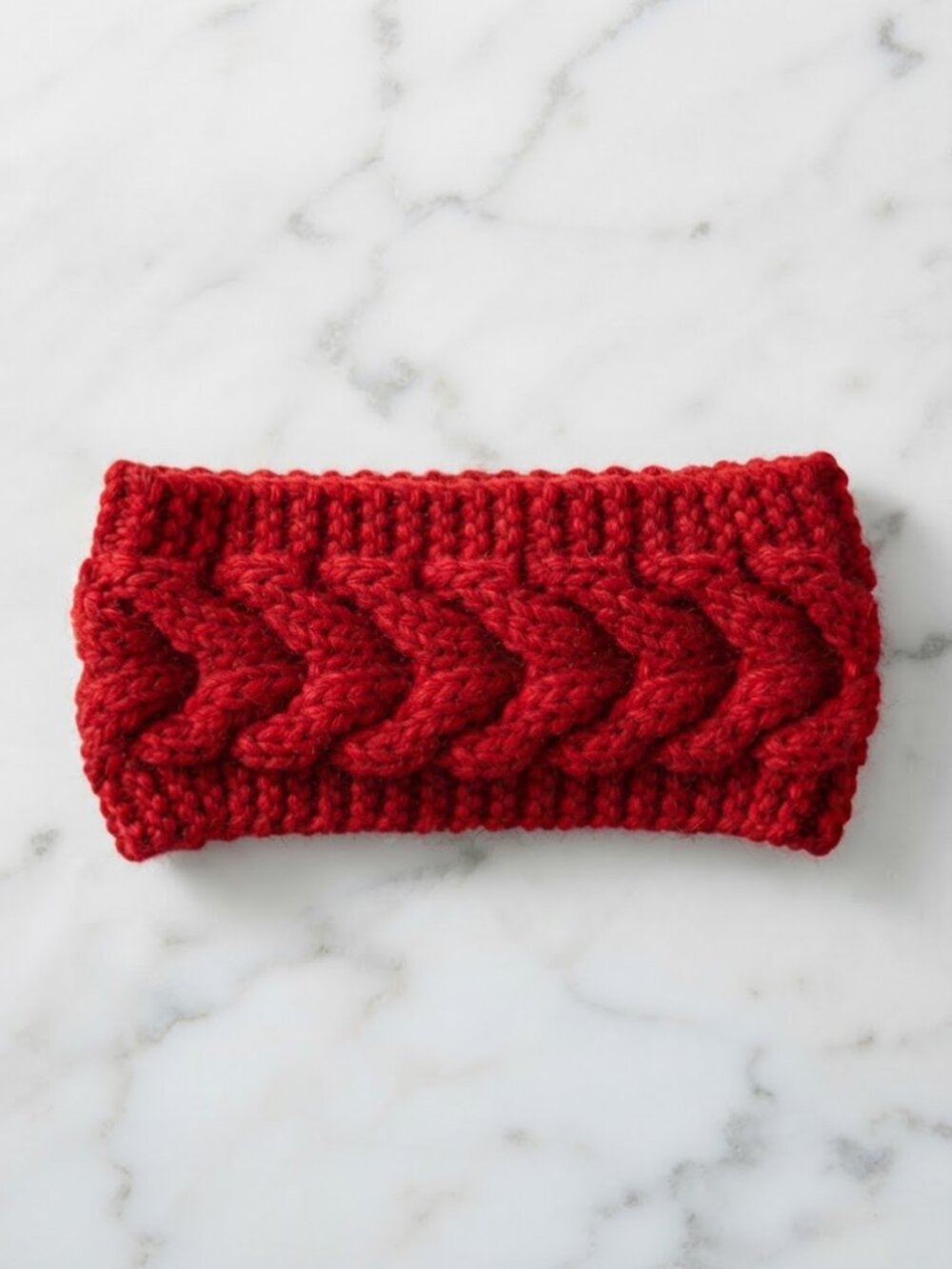 Ladies Winter Warm Cute Red Headband - Brand New Ski Headband